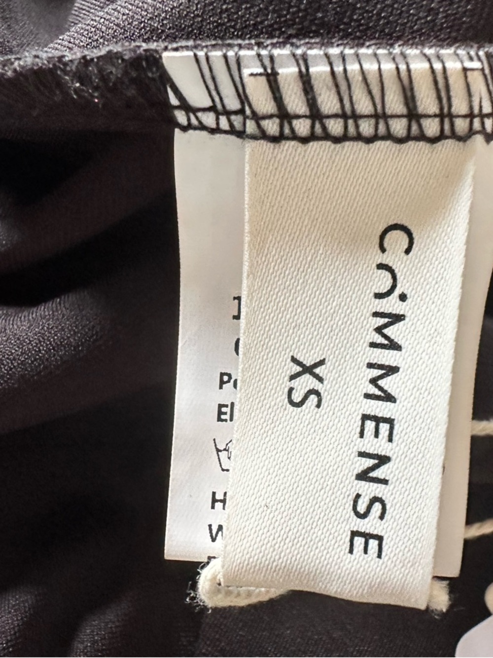 Classic Black Women's Slip Dress Maxi Commense size xs - Picture 9 of 11